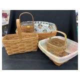 (5) Longaberger Baskets