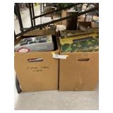 (2) Boxes of Christmas Ornaments and Lights