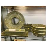 (7) Pieces of Longaberger Pottery