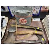 Hatchets with Minnow Can