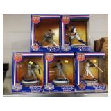 (5) Starting Lineup Figurines