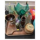 Depression and Art Glass with Bottle Bank