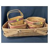 (4) Longaberger Baskets
