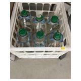 (6) Glass Water Bottles