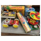 Still Bank, Crayons and Toys