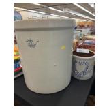 (2) Stoneware Storage Crocks