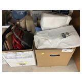 (2) Boxes of Purses, Clothing, Sheets