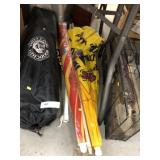 Badminton Pieces, Folding Set, Umbrellas