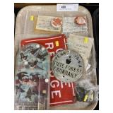 Fishing Licenses, Vintage Game, Signs