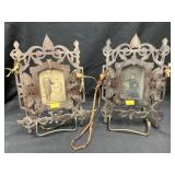 (2) Scroll Work Photo Frames