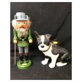 Nutcracker with Cast Metal Door Stop