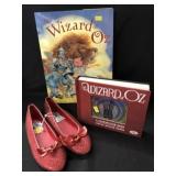 Wizard of Oz Books with Ruby Slippers