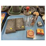 Vintage Spice Tins with Graters