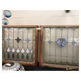 (2) Stained Glass Window Panels