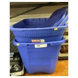 (2) Storage Totes with Lids