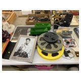 Movie Projector, Photographs, Freight Cars