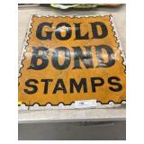 Double Sided Steel STAMP Sign