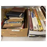 (2) Boxes of Books and  Board Games