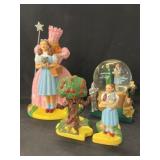 Wizard of Oz Figurines and Snowglobe