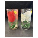 (2) Peanut Butter Glasses