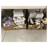 (3) Boxes of Dolls and Beanie Babies