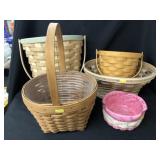 (5) Longaberger Baskets