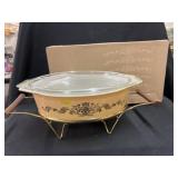 Pyrex Serving Dish with Candle Warmer