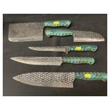 Handcrafted Knives with Cleaver