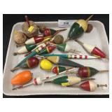 Vintage Wooden Bobbers