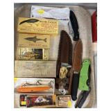 Contemporary Lures and Hunting Knives