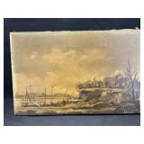 19th Century Oil On Canvas