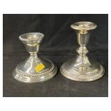 (2) Sterling Weighted Mismatched Candlesticks