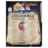 Vintage Christmas Paint Book, Record Albums