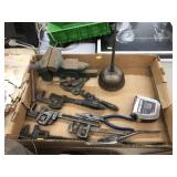 4" Bench Vise, Pipe Wrenches