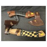 (2) Handcrafted Tomahawks