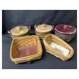 (5) Miniature Longaberger Baskets