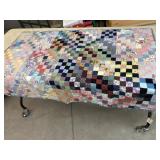 Checkerboard Pattern Crib Quilt