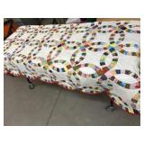 Double Wedding Ring Pattern Quilt