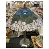 Slag Glass Table Light