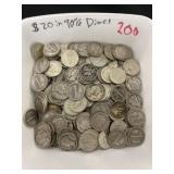 $20 In 90% Dimes