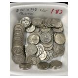 $20 In 90% Silver Quarters