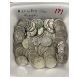 $20 In 90% Silver Quarters