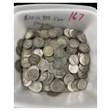 $20 In 90% Silver Dimes