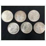 (6) 1921 Morgans