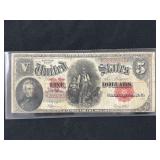1907 $5 Wood Chopper Large Note