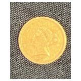 1850 $2.50 Gold Piece