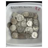 $20 in 90% Quarters
