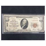 1929 $10 1st National Bank Toms River Note