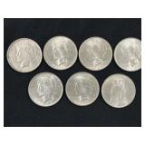 (7) Peace Dollars