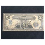1899 $2 Silver Certificate Large Note